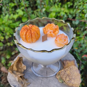 Őszi kehely, Kellékek & szerszámok, Dekorációs kellékek, Dekorációs gyertya, Gyertya-, mécseskészítés, MESKA