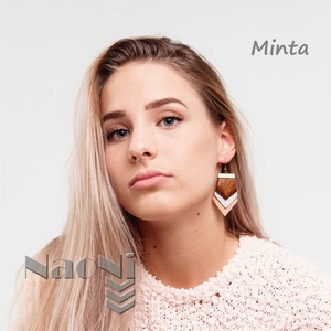 NaoNi fülbevaló - zöld bronz csillogó - ékszer - fülbevaló - lógó fülbevaló - Meska.hu