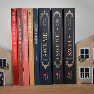  karácsonyi dekorházikó párban 0100 és 0101 - karácsony - karácsonyi lakásdekoráció - karácsonyi falu, házikó - Meska.hu