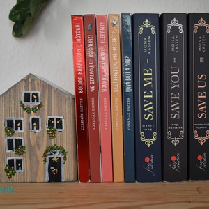 karácsonyi dekorházikó 105 - karácsony - karácsonyi lakásdekoráció - karácsonyi falu, házikó - Meska.hu