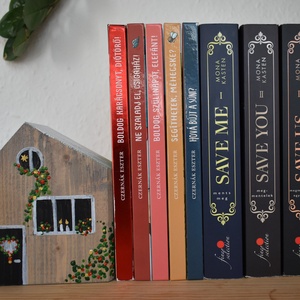 karácsonyi dekorházikó 0108 - karácsony - karácsonyi lakásdekoráció - karácsonyi falu, házikó - Meska.hu