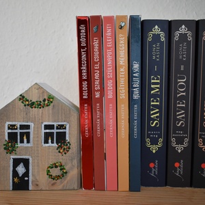 karácsonyi dekorházikó 0111 - karácsony - karácsonyi lakásdekoráció - karácsonyi falu, házikó - Meska.hu