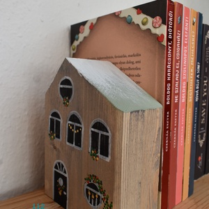 karácsonyi dekorházikó 0112 - karácsony - karácsonyi lakásdekoráció - karácsonyi falu, házikó - Meska.hu