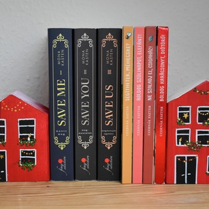 karácsonyi dekorházikó párban piros 0122 és 0123 - Meska.hu