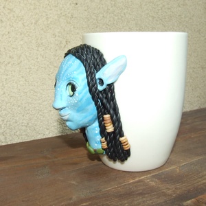 Avatar Neytiri mintás bögre - otthon & életmód - konyhafelszerelés, tálalás - tálalás - bögre & csésze - Meska.hu