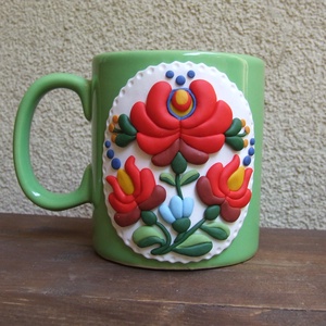 Matyó mintás bögre, Otthon & Életmód, Konyhafelszerelés, tálalás, Tálalás, Bögre & Csésze, Gyurma, MESKA