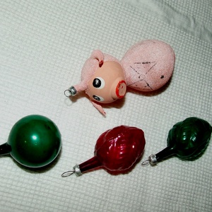 Régi retro karácsonyfadíszek - Meska.hu