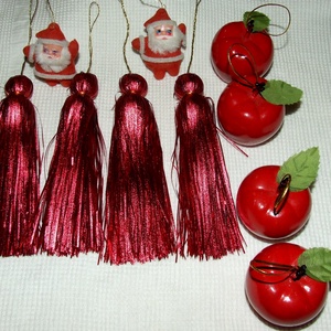 Régi retro karácsonyfadíszek, Karácsony, Karácsonyi lakásdekoráció, Karácsonyfadíszek, Mindenmás, MESKA