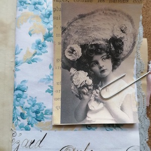 Kézzel fűzött vintage  stílusú napló  - otthon & lakás - papír írószer - jegyzetfüzet & napló - Meska.hu