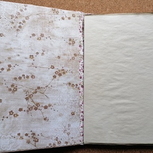 Vintage stílusú napló kávéval festett lapokkal  - otthon & lakás - papír írószer - jegyzetfüzet & napló - Meska.hu