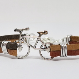 Biciklis karkötő - ékszer - karkötő - karkötő medállal - Meska.hu