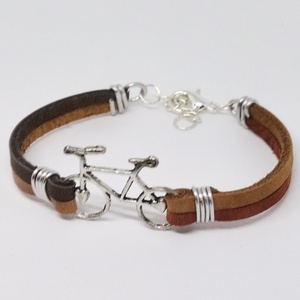 Biciklis karkötő - ékszer - karkötő - karkötő medállal - Meska.hu