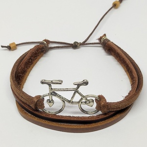 Biciklis karkötő - ékszer - karkötő - karkötő medállal - Meska.hu