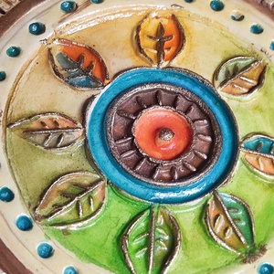 Levélkés mandala szélcsengő, Otthon & Életmód, Ház & Kert, Szélcsengő, Kerámia, MESKA