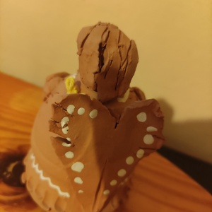 Angyal harang  - karácsony - karácsonyi lakásdekoráció - karácsonyi illatgyertya, mécses - Meska.hu