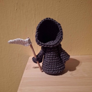 Amigurumi kaszás, Játék & Sport, Plüssállat & Játékfigura, Szörnyike, Horgolás, MESKA