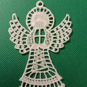 Csipke angyal, többféle, felakasztható 9. - Meska.hu