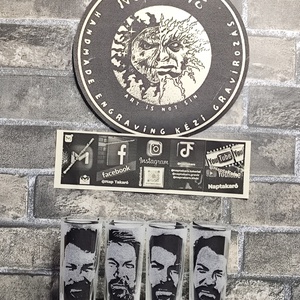Bud Spencer 4/3 Kézzel gravírozott üveg pohár  -  - Meska.hu