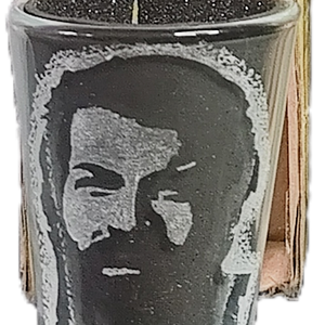 Bud Spencer mintás, kézzel gravírozott,üveg feles pohár  - otthon & életmód - konyhafelszerelés, tálalás - tálalás - pálinkás poharak, szettek - Meska.hu