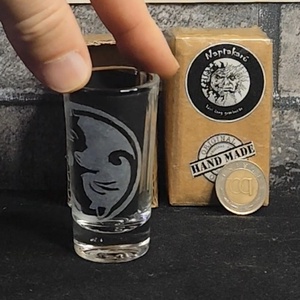 Cicás yin-yang 25ml - otthon & életmód - konyhafelszerelés, tálalás - tálalás - pálinkás poharak, szettek - Meska.hu