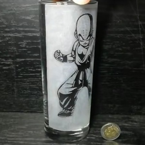 Dragonball Krilin - otthon & életmód - konyhafelszerelés, tálalás - tálalás - pohár - Meska.hu