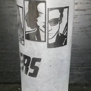 Avengers körbe mintás  - otthon & életmód - konyhafelszerelés, tálalás - tálalás - pohár - Meska.hu