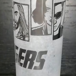 Avengers körbe mintás  - otthon & életmód - konyhafelszerelés, tálalás - tálalás - pohár - Meska.hu