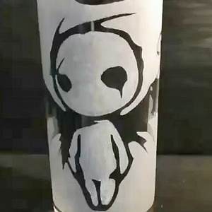 Kézzel gravírozott angyal mintás üveg pohár , Otthon & Életmód, Konyhafelszerelés, tálalás, Tálalás, Pohár, Gravírozás, pirográfia, MESKA