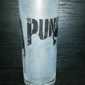  The Punisher-A Megtorló mintás üveg pohár. - otthon & életmód - konyhafelszerelés, tálalás - tálalás - pohár - Meska.hu