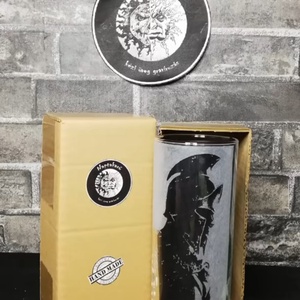 Spártai harcos mintás üveg pohár  - Meska.hu