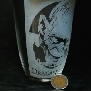 Gollam Drágaszágom mintás üveg bögre  - otthon & életmód - konyhafelszerelés, tálalás - tálalás - bögre & csésze - Meska.hu