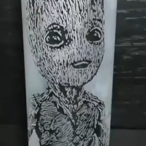Groot mintás üveg pohár  - Meska.hu