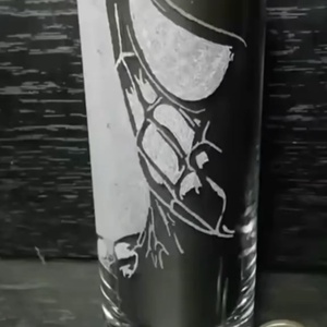 Pókember mintás üveg pohár  - Meska.hu