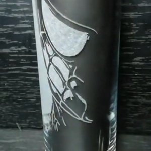 Pókember mintás üveg pohár  - otthon & életmód - konyhafelszerelés, tálalás - tálalás - pohár - Meska.hu