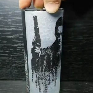 Mátrix Neo mintás üveg pohár  - otthon & életmód - konyhafelszerelés, tálalás - tálalás - pohár - Meska.hu