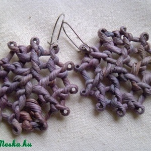 Fülbevaló csuhéból -  - Meska.hu