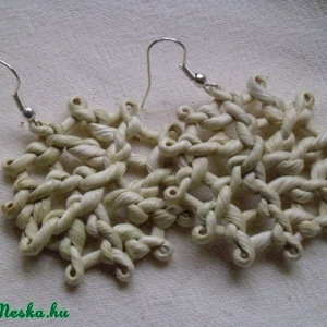 Fülbevaló csuhéból - Meska.hu Fülbevaló csuhéból - Meska.hu