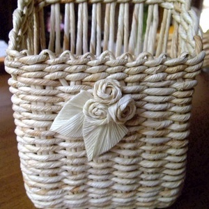 Tároló csuhéból - kicsi -  - Meska.hu