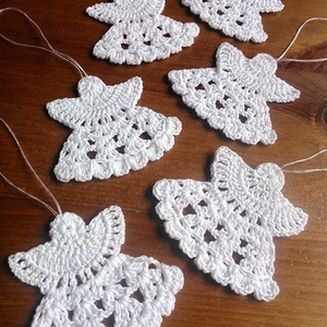 Horgolt angyalkák - Meska.hu Horgolt angyalkák - Meska.hu
