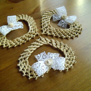 Csuhészívek csipkével -  - Meska.hu