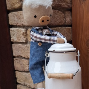 Boci Joci - öltöztethető varrott tehén figura - játék & sport - plüssállat & játékfigura - más figura - Meska.hu