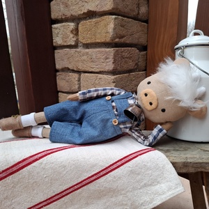 Boci Joci - öltöztethető varrott tehén figura - játék & sport - plüssállat & játékfigura - más figura - Meska.hu