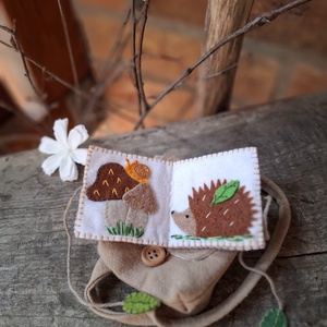 Az erdő - mini képeskönyv  - játék & sport - baba & babaház - játékbaba, babakellék - Meska.hu