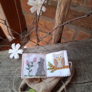 Az erdő - mini képeskönyv  - játék & sport - baba & babaház - játékbaba, babakellék - Meska.hu