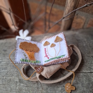 Gombák - mini képeskönyv  - játék & sport - baba & babaház - játékbaba, babakellék - Meska.hu