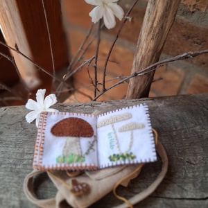 Gombák - mini képeskönyv  - játék & sport - baba & babaház - játékbaba, babakellék - Meska.hu