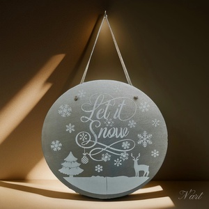 Karacsonyi ajtódísz - Meska.hu