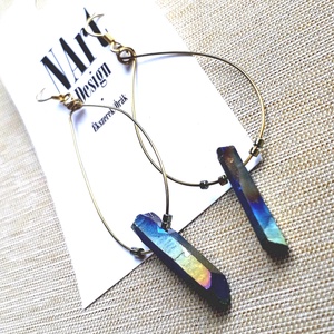 K�k kvarc füli - Meska.hu