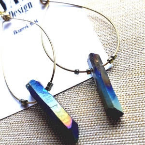 K�k kvarc füli -  - Meska.hu