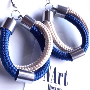 Tialla design fülbevaló - ékszer - fülbevaló - lógós kerek fülbevaló - Meska.hu